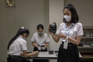 Kaiserstadt University students running nutritional trials with Black Soldier Fly larvae.